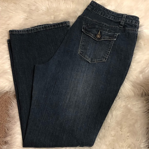 st john's bay secretly slender bootcut jeans